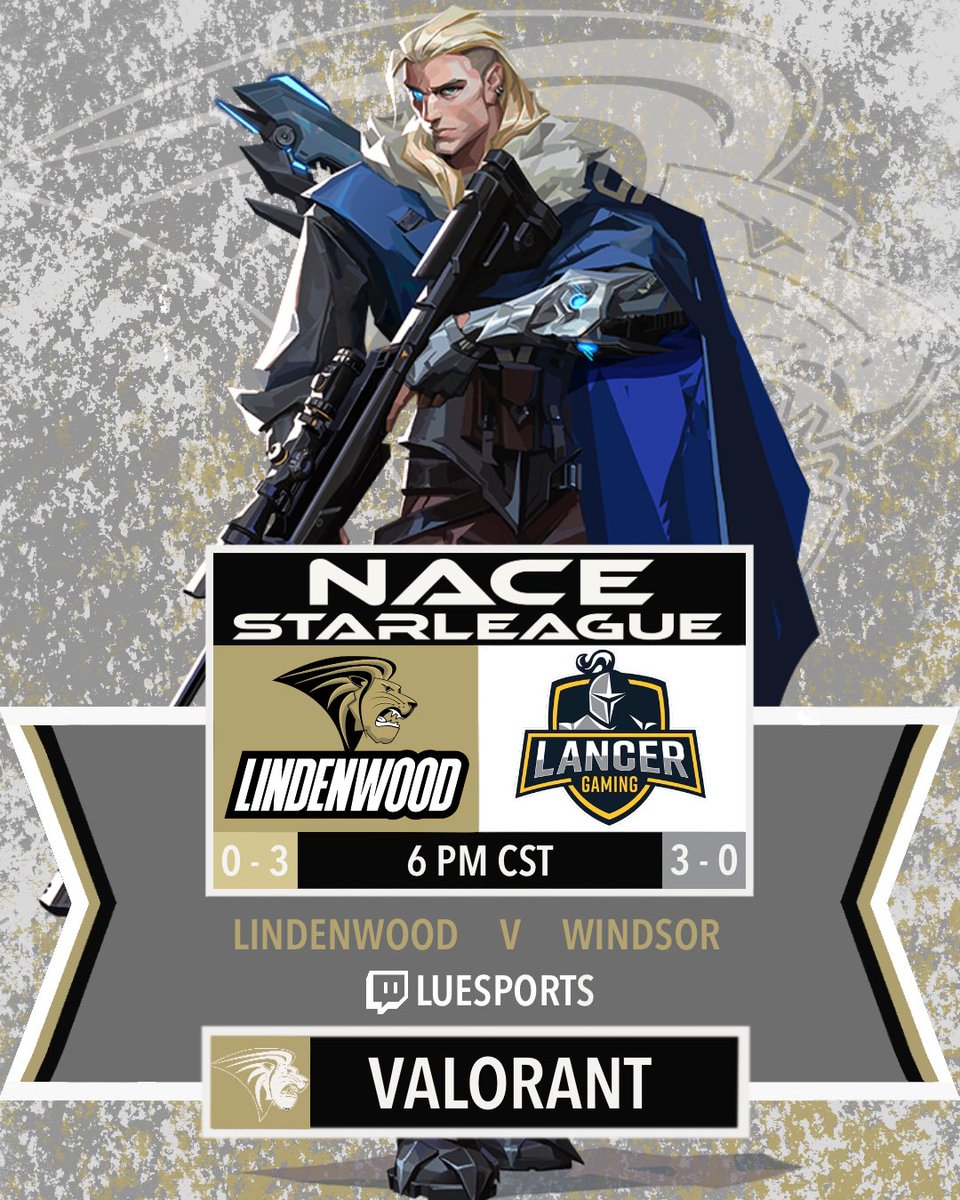 LU Valorant is back in action on the main stage tonight against <a href="/LancerGamingCA/">Lancer Gaming</a> See you there. 

🕥: 6:00 PM CST
🎥: twitch.tv/luesports

#OneRoar #ForThePride