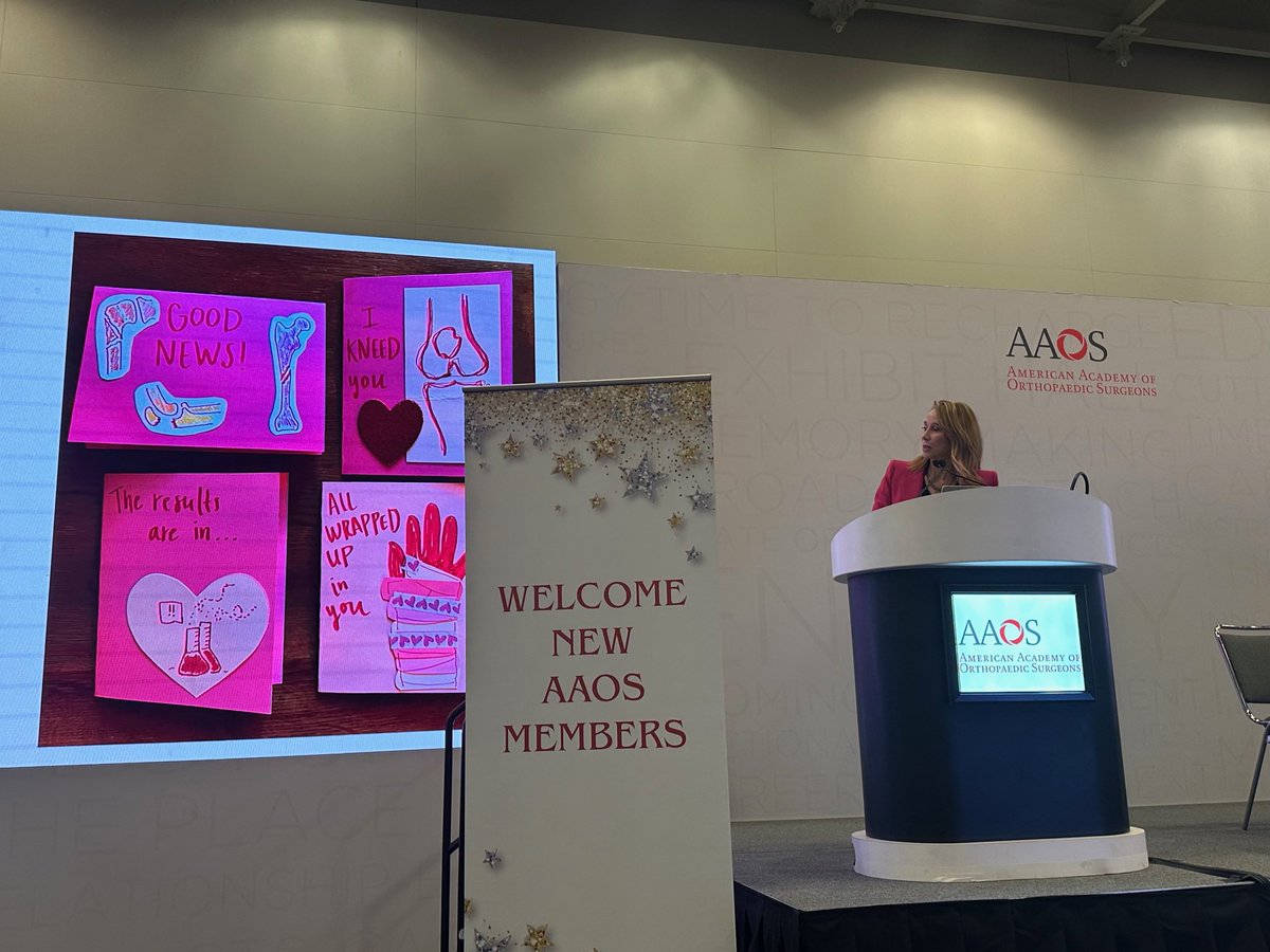 Dr. Ladd gave an amazing keynote speech at the AAOS 2024 meeting for new AAOS members! Dr. Ladd serves as Chief of Hand & Upper Limb Surgery & Prof. of Ortho Surgery, & has served in multiple AAOS leadership roles for several years! #keynote #stanfordortho #aaos #leadership