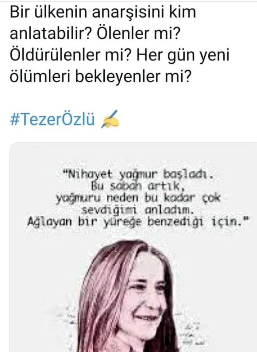 zhal90541884's tweet photo. #TezerOzlu
Anısına saygıyla 🩷🙏 https://t.co/qckDrzrVg1
