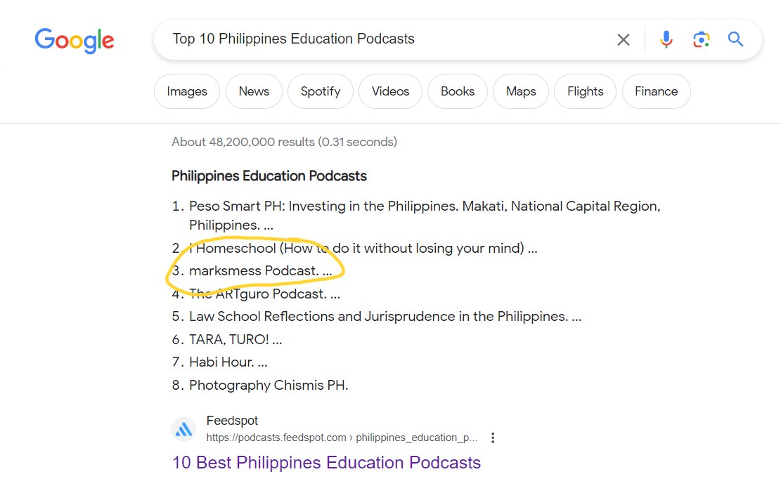 marksmesspodcas's tweet photo. It is with great pride and bafflement that I can announce that Marksmess Podcasts has been selected by panelist as one of the Top 10 Philippines Education Podcasts on the web.
We, of course, are very surprised, delighted and confused to gain this honour.
If you want to listen to https://t.co/AgAVAotGcZ