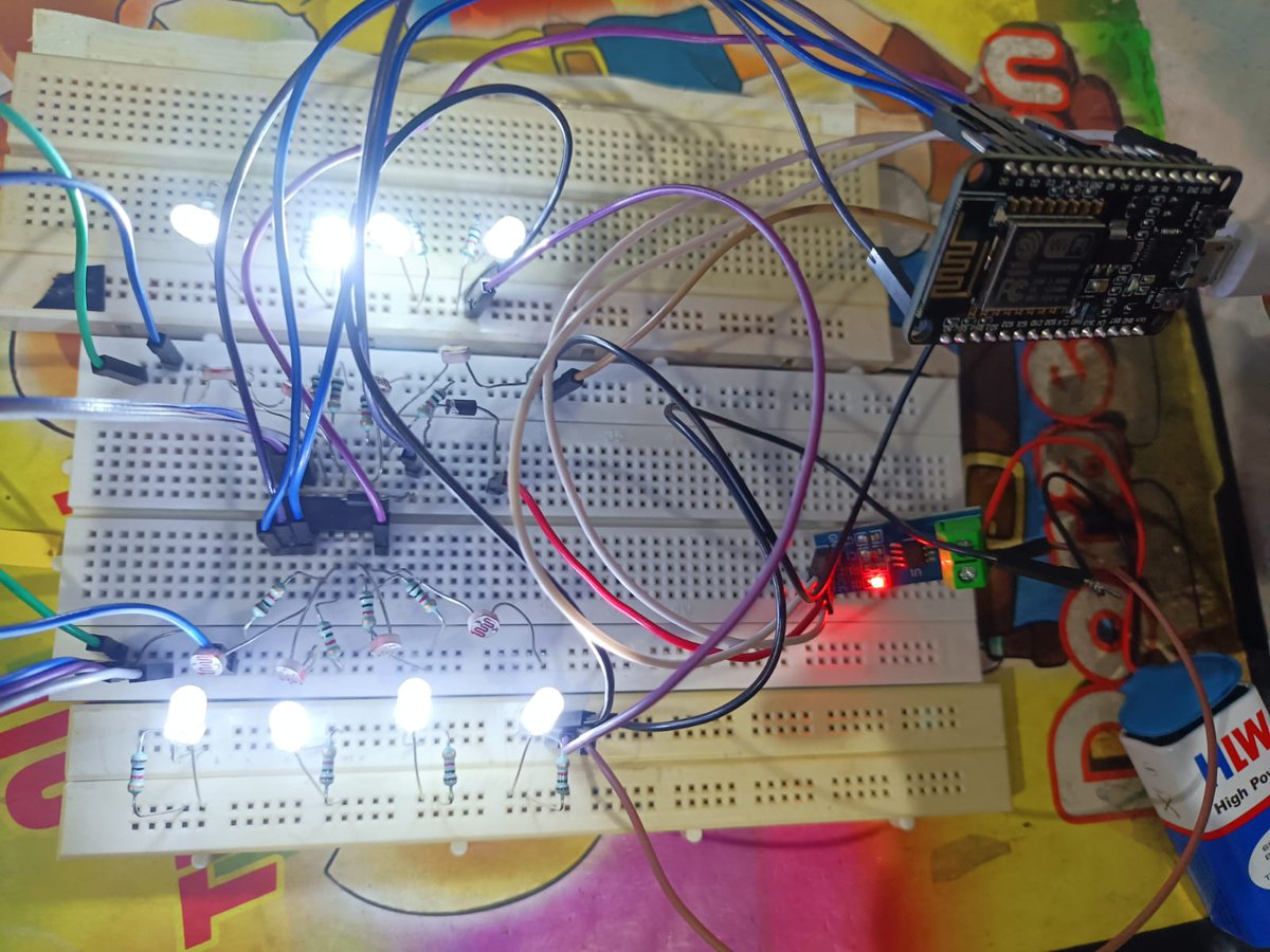 prerna_1002's tweet photo. Excited to share my latest project "Fault Finder StreetLights System!" Cuts fault detection, boosts urban lighting. My role: #Arduino work, assembly, web integration. Used #ArduinoIDE, #ESP8266, aiming for smarter energy use.
Check it out: https://t.co/ADIdxW7CS6 #SmartCity #IoT https://t.co/VJ1JzHKwV6
