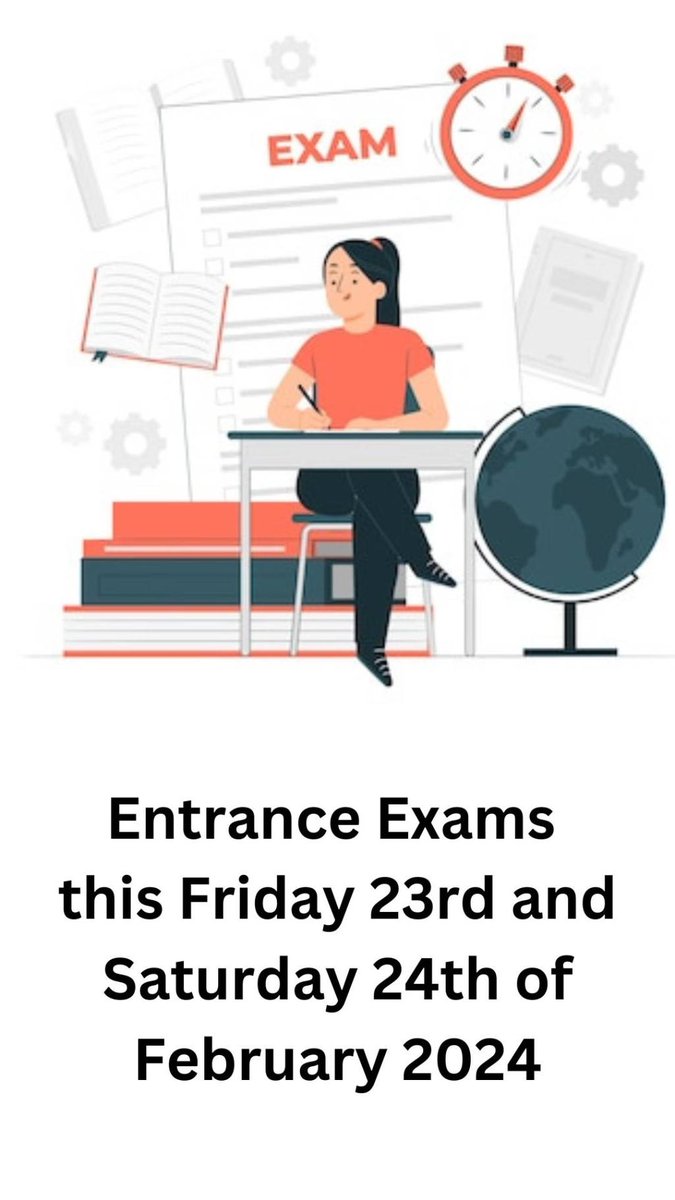 We look forward to welcoming all the 6th class students to Ardee Community School this coming Friday the 23rd and Saturday 24th of February. All information regarding the entrance exams such as times etc. can be found on our website under the parents tab - incoming first years.
