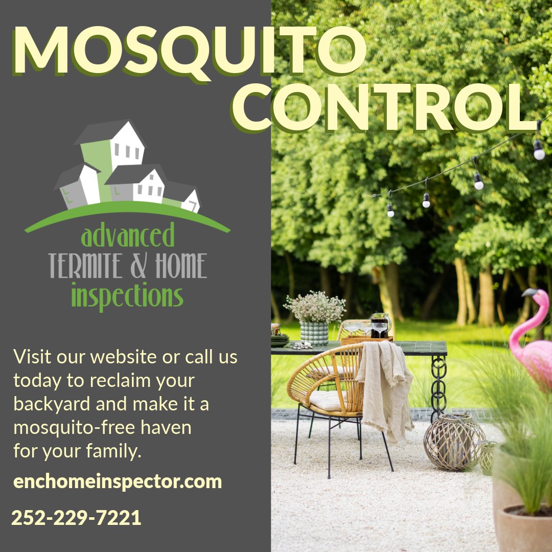 Don't let mosquitoes dictate your outdoor experience. Take control and rediscover the joy of your backyard – mosquito-free! #MosquitoFree #BackyardBliss #SummerReady #advancedtermitehomeinspection