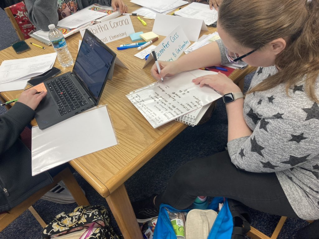 SarahKSvendsen's tweet image. Studying math is fun! Pasco’s 4th grade teachers digging into the learning of Module 5 #PascoMath @eureka_math @leadlearnpasco