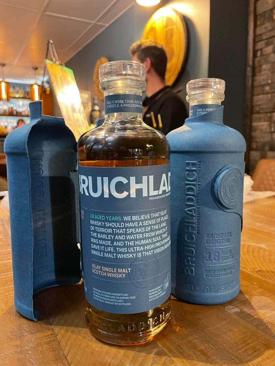 Laddie 18 is back - limited availability 😍💛🥃 aberdeenwhiskyshop.co.uk/collections/ne… We’ve had a re delivery of the absolutely delicious Bruichladdich 18 year old. We have a bottle open so pop along for a wee dram 🥃