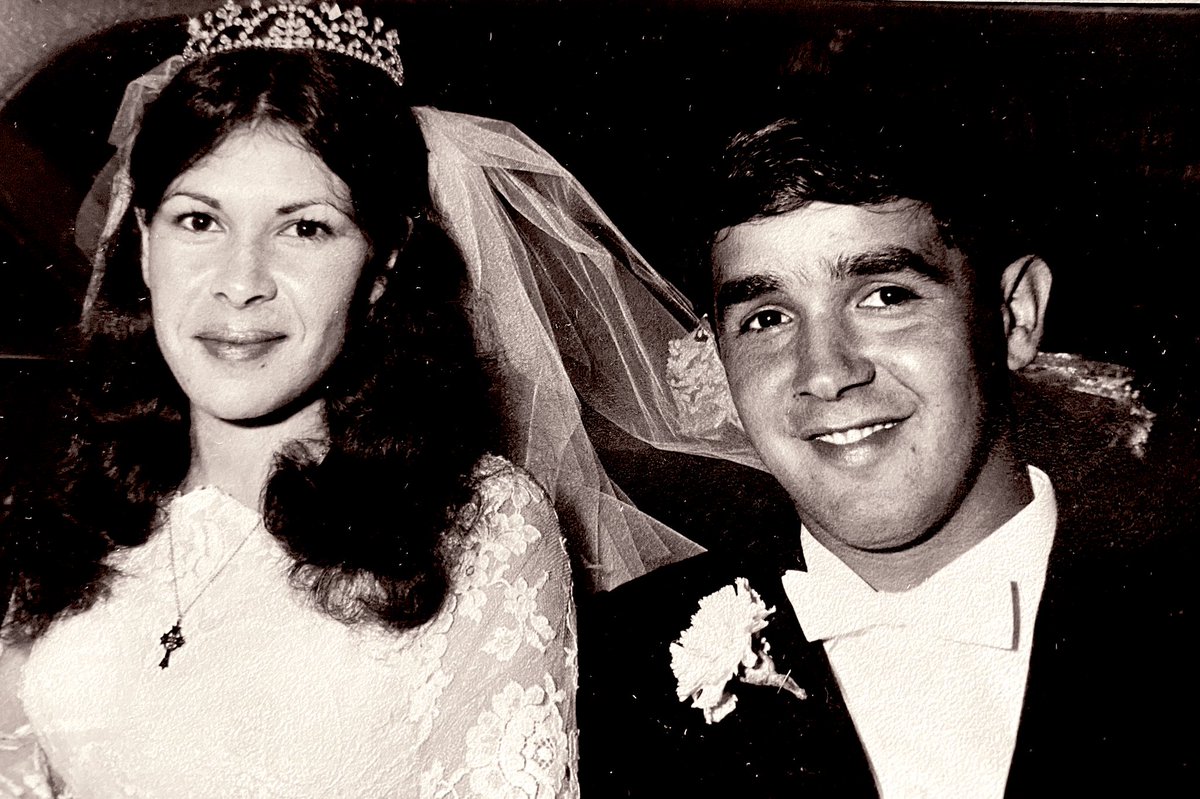 Found a picture of my mum and dad on their wedding day yesterday in a big box of photos, never seen this one before, she was 18 he was 23 blew my mind xx circa 1967 miss them both..