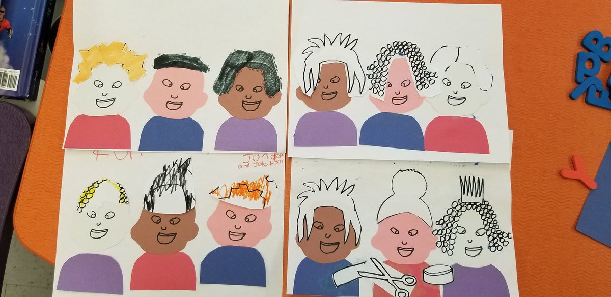 Check out these fresh fades! Exploring haircuts with @ForestofReading nominated book My Fade is Fresh by Shauntay Grant and Kitt Thomas @LisgarMS @PeelSchools @ONLibraryAssoc @oslacouncil #schoollibraryjoy
