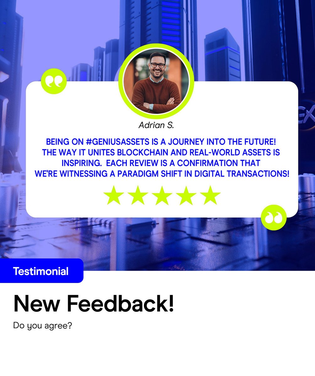 GeniusAssets's tweet image. Do you agree? 🔝

#GlobalInvesting #ExclusiveAssets