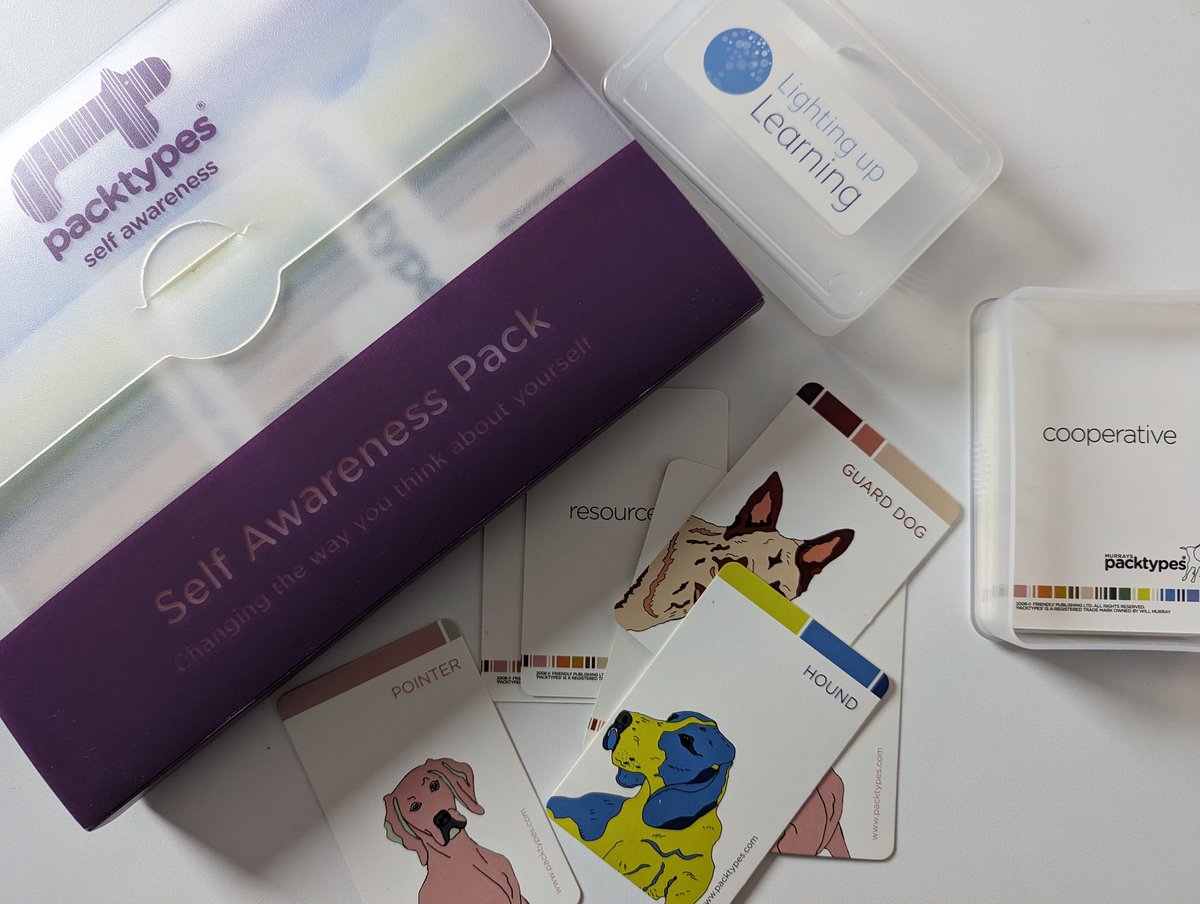 Brilliant #personaldevelopment session with <a href="/ScienceCreates/">Science Creates</a> team. 

Using <a href="/EISAFCommunity/">Packtypes self aware</a> Packtypes, we looked at ourselves, how we think we present and how our future selves might be.

Discussions, as always, were fantastic, and the pause - a moment to just think - impactful.