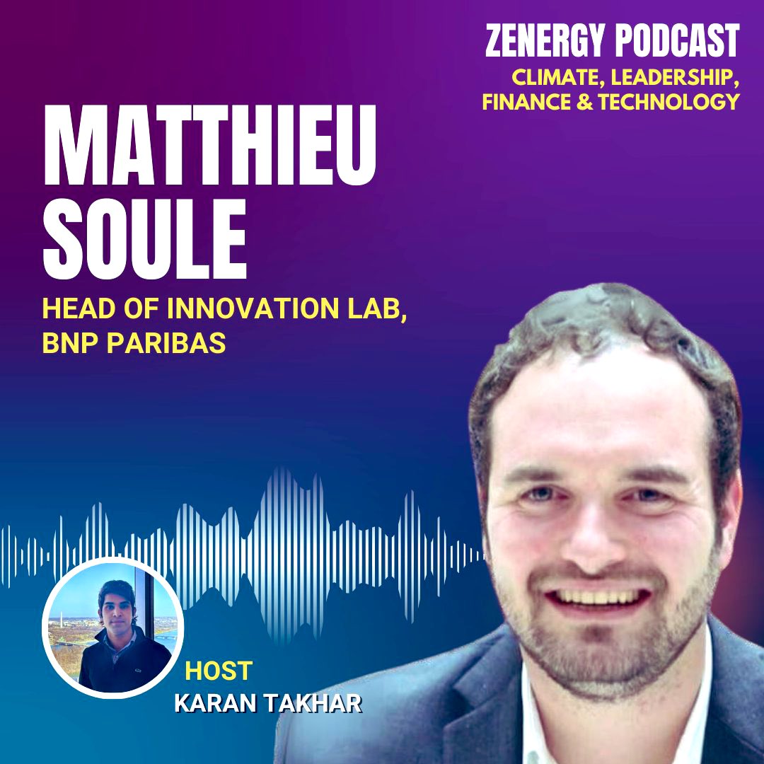 Great @Zen_rgy podcast recording to share my innovation and #climatetech journey at <a href="/BNPParibas/">BNP Paribas Group</a> from advising large corporates to startup investments! Also a mention of @mcjcollective city host role. 
Thank you  <a href="/TakharK2/">Karan Takhar</a> for the invitation - Apple:  podcasts.apple.com/us/podcast/the…