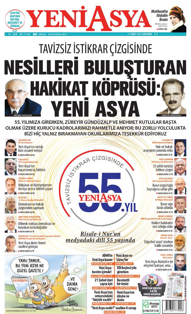 #YeniAsya55Yaşında