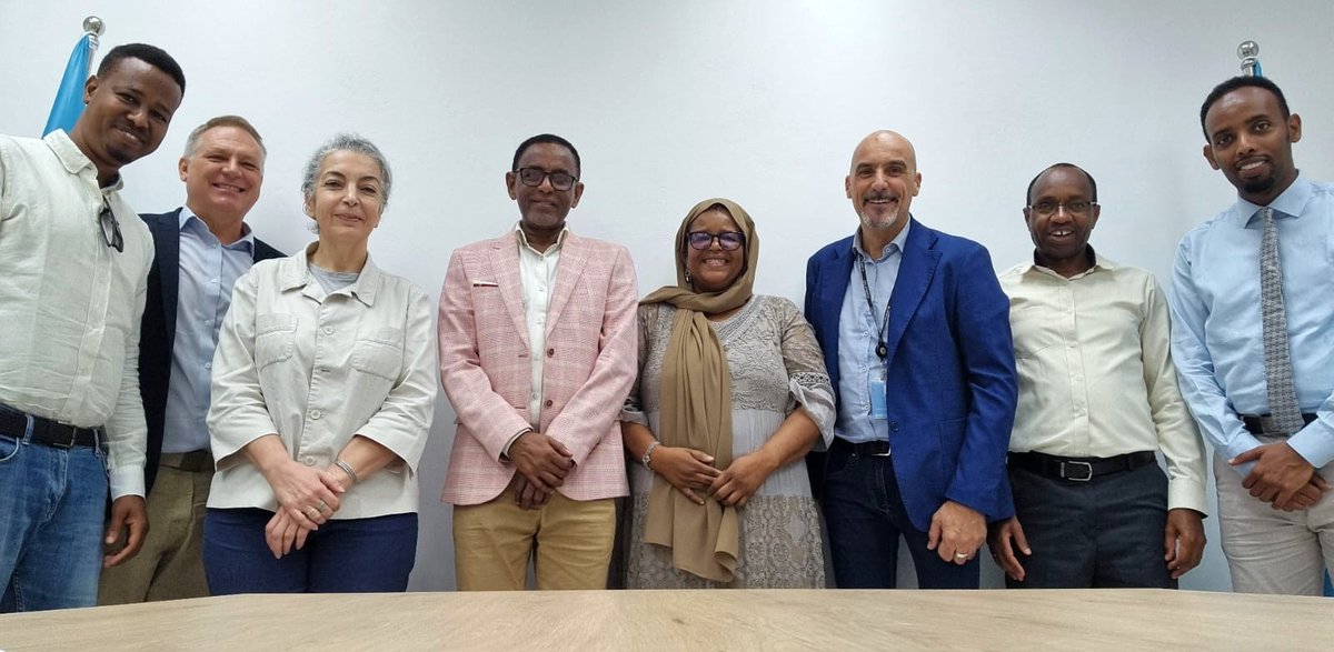 FAOSomalia's tweet photo. FAO Somalia technical team had a successful meeting with HE Dini Abdinur Mohamed, Minister of Environment &amp; Climate Change, SWS. Areas of collaboration to reduce land degradation, produce evidence-based information and ... https://t.co/q6xBaelXUq