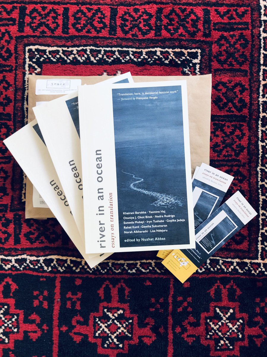 Today is #MotherLanguageDay— a good time to read beautiful & moving  essays from #riverinanocean
(by Gopika Jadeja, Suneela Mubayi @sunbula, Iryn Tushabe @wordsweaver & Rahat Kurd @blueglasstulips ) that disrupt & complicate any easy relation between language, gender & nation.