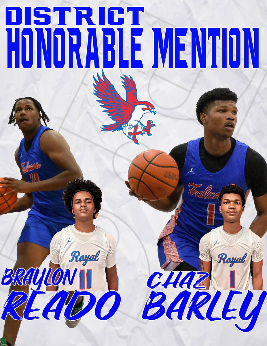 RoyalHoops's tweet photo. Congrats to Braylon Reado &amp; Chaz Barley being All District Honorable Mention https://t.co/jKwZ8GFIx9