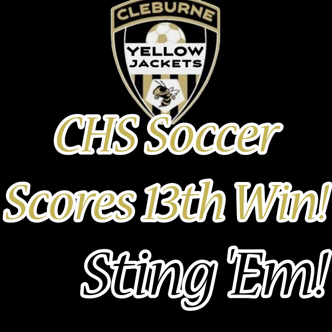 Cleburne Soccer Scores 13th Win of the Season!