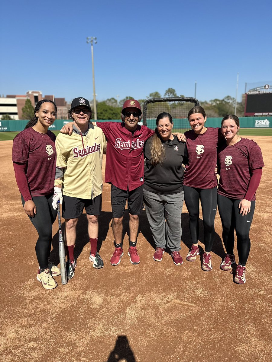 What a day in Tallahassee. Shooting “Too Much Access” with FSU Basketball and then Softball.