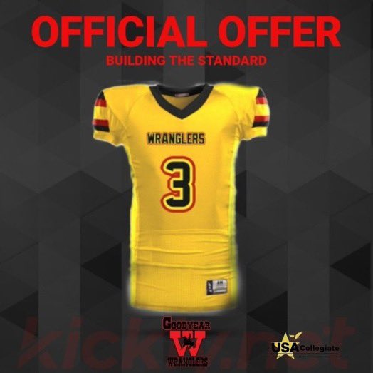 After a great conversation with @CoachFunch I am blessed to receive an offer from @GY_WRANGLERS @WillowCanyonFB @coachstangler @CoachBSenf @CoachClayBewley