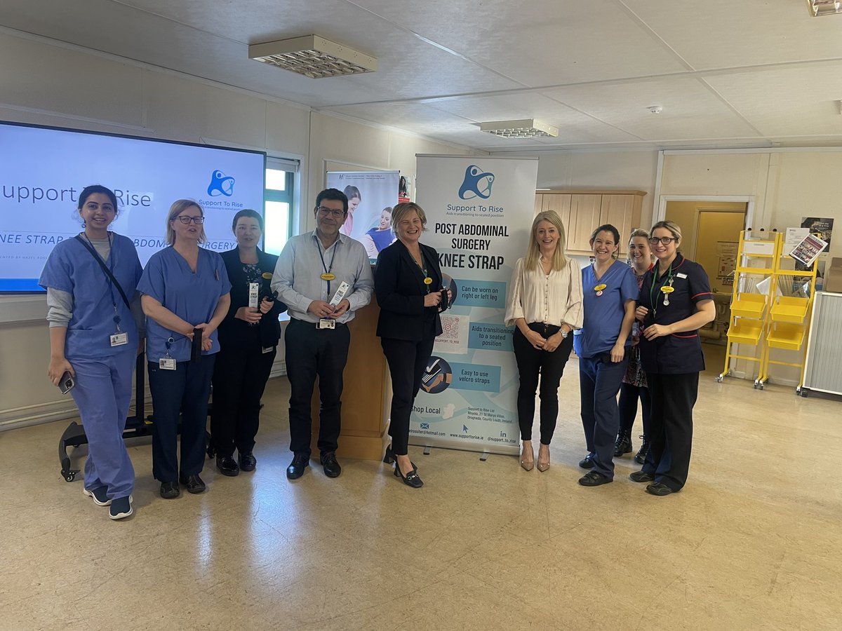 btoolanod's tweet photo. #QualityImprovement #QI lunch today @ULHospitals #UMHL learning about the post abdominal surgery #kneestrap to help women after caesarean birth
#newproduct #innovation more info
https://t.co/I1wybYSMs9 https://t.co/c3nOYqR4oK