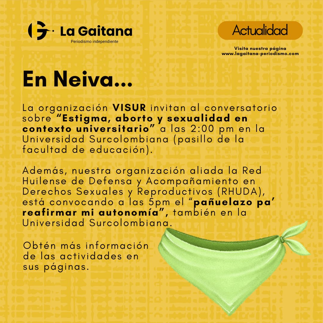 La Gaitana Periodismo tweet media