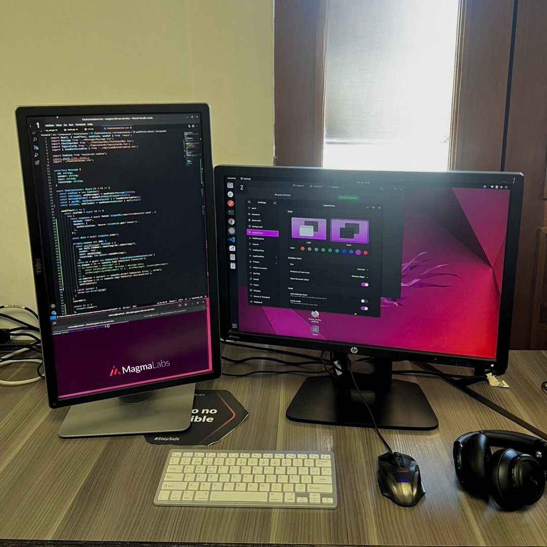 weareMagmaLabs's tweet image. Show your monitors 🤩

 #coding #programing #development
