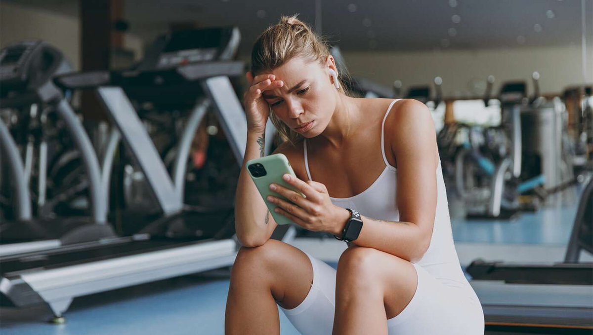 TheBabylonBee's tweet photo. Woman Forced To Go Back And Redo Gym Workout After Forgetting To Hit Record On Phone https://t.co/iZ5mqaZH3L https://t.co/l3Bpvres8w