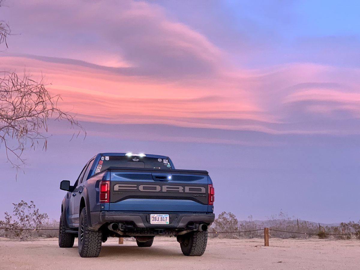 #FordRaptor #Sunset #California #YuccaValley #NiceRearEnd
