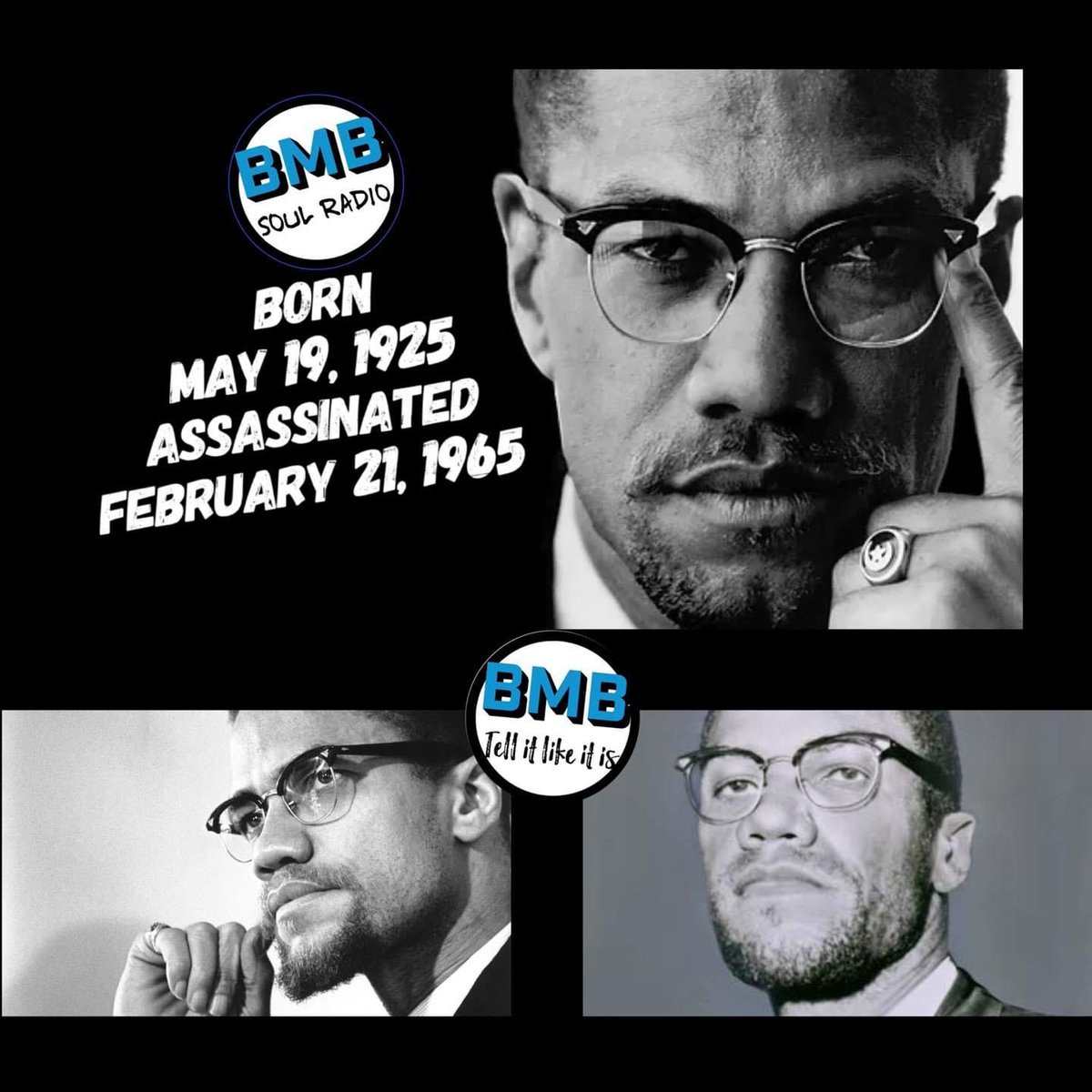Bmbempower's tweet image. 🕊🙏🏽🕊🙏🏽🕊
On this day Malcolm X was assassinated at the Audubon Ballroom 59 years ago today. He was 39 years old and we’re still fighting Brother Minister. #MalcolmX #BlackHistoryMonth #assassinated #RIP