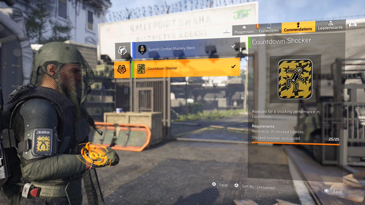 3 Countdown Commendations completed today… @TheDivisionGame #TheDivision2