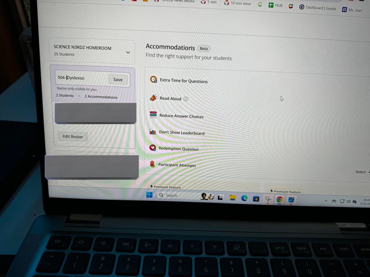 SaraYRodrigu3z's tweet image. I tested the #Accommodations feature on @quizizz and it's blowing 🤯 my mind! It's definitely a game-changer. If you haven't tried it yet, you're in for a pleasant surprise! 🤩💕#QuizizzGameChanger @KyleNiemis @emptythoughtbbl