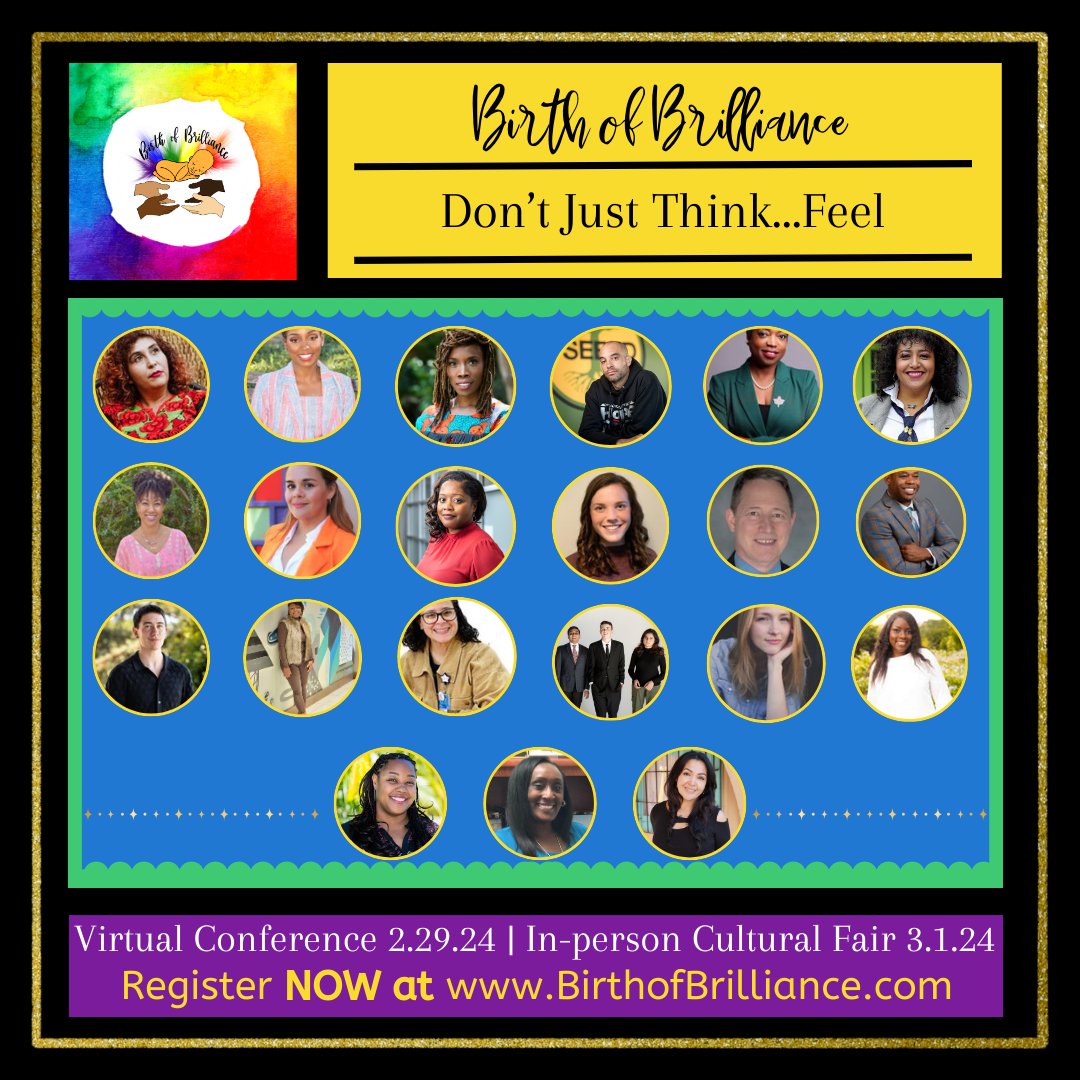 Hoping to see everyone at Birth of Brilliance virtual gathering next week. Please share widely with educators and youth/community advocates in your circles. This is a truly beautiful community!