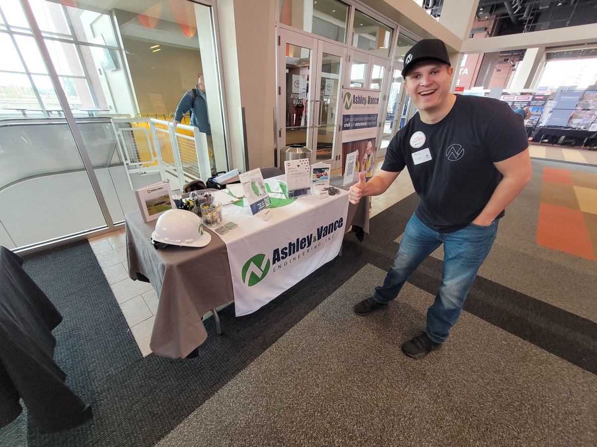 Ashley & Vance Engineering (@ashleyvanceengr) on Twitter photo Hey, Beavers! Check us out at the <a href="/OregonState/">Oregon State University</a> Civil, Construction, & Architectural Engineering Career Fair today at Reser Stadium. We'll be here until 3pm! #gobeavs 🧡🖤🦫
<a href="/EngineeringOSU/">Engineering - OSU</a> Hey, Beavers! Check us out at the <a href="/OregonState/">Oregon State University</a> Civil, Construction, & Architectural Engineering Career Fair today at Reser Stadium. We'll be here until 3pm! #gobeavs 🧡🖤🦫
<a href="/EngineeringOSU/">Engineering - OSU</a>