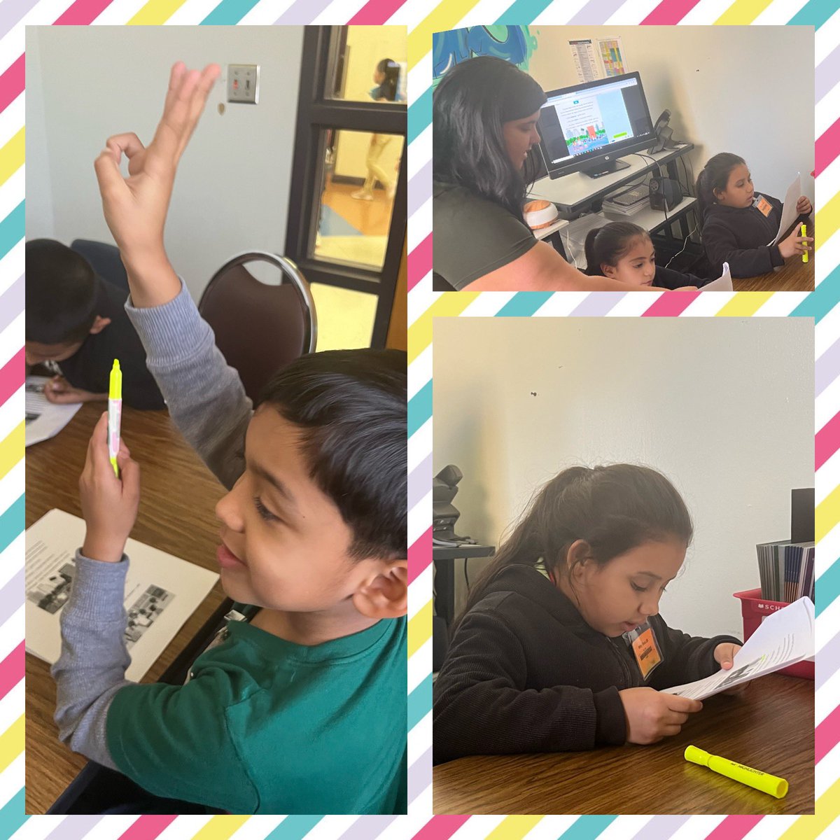 Highlighting text evidence using i-Ready Personalized Instruction stories. Thank you Ms. Morales for your commitment. Go Wildcats! @HildaCRobinson @Mo1Ramirez