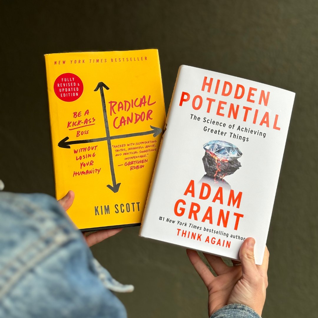 Two books we are focusing on this quarter are "Hidden Potential" by Adam Grant &amp; "Radical Candor." In "Hidden Potential," Grant highlights the importance of embracing &amp; nurturing individual talents within teams and unlocking hidden potential. What are you reading right now?