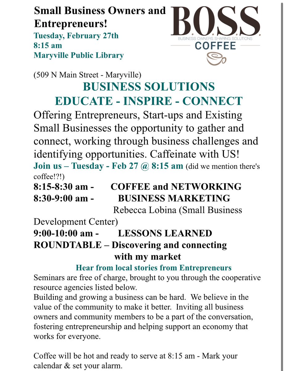 Business Bearcats!!! Check out this event and network with local entrepreneurs!
