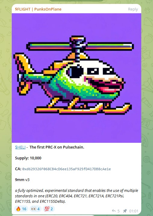 solidtwistra's tweet photo. NEW NFT AND TOKEN STANDARD.  Forget #NFT404 
the Dev team  at @punksonplane   have the latest in #PRC #TOKENS #NFT . Introducing The first  PRC-X 😱👀ONLY on #pulsechain @toospooky @OrangeGooey @Bullish0xCrypto #TangGang  @yourfriendSOMMI @AxisAlive  🔥🔥🔥🔥🔥🔥🔥🔥🔥🔥🔥🔥 https://t.co/CAD4jaFOrf