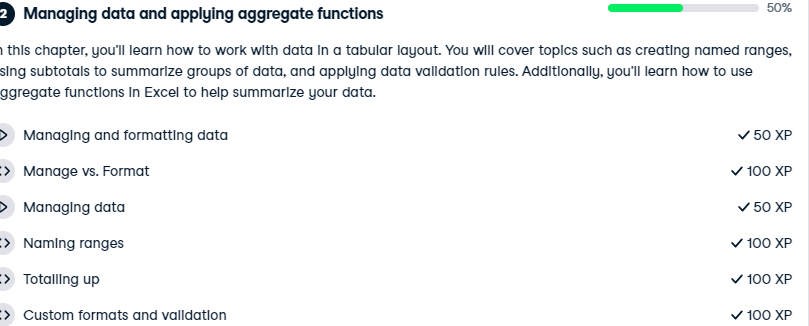oyelekeibukun1's tweet image. Today is the 21st  day of the 30 days data challenge organized by @DataFestAfrica. I started chapter 2 of the  Introduction to Excel today. Baby steps 💓

 Thank you @DataCampDonates @DCA #DCDonates #30daysofDataChallenge#