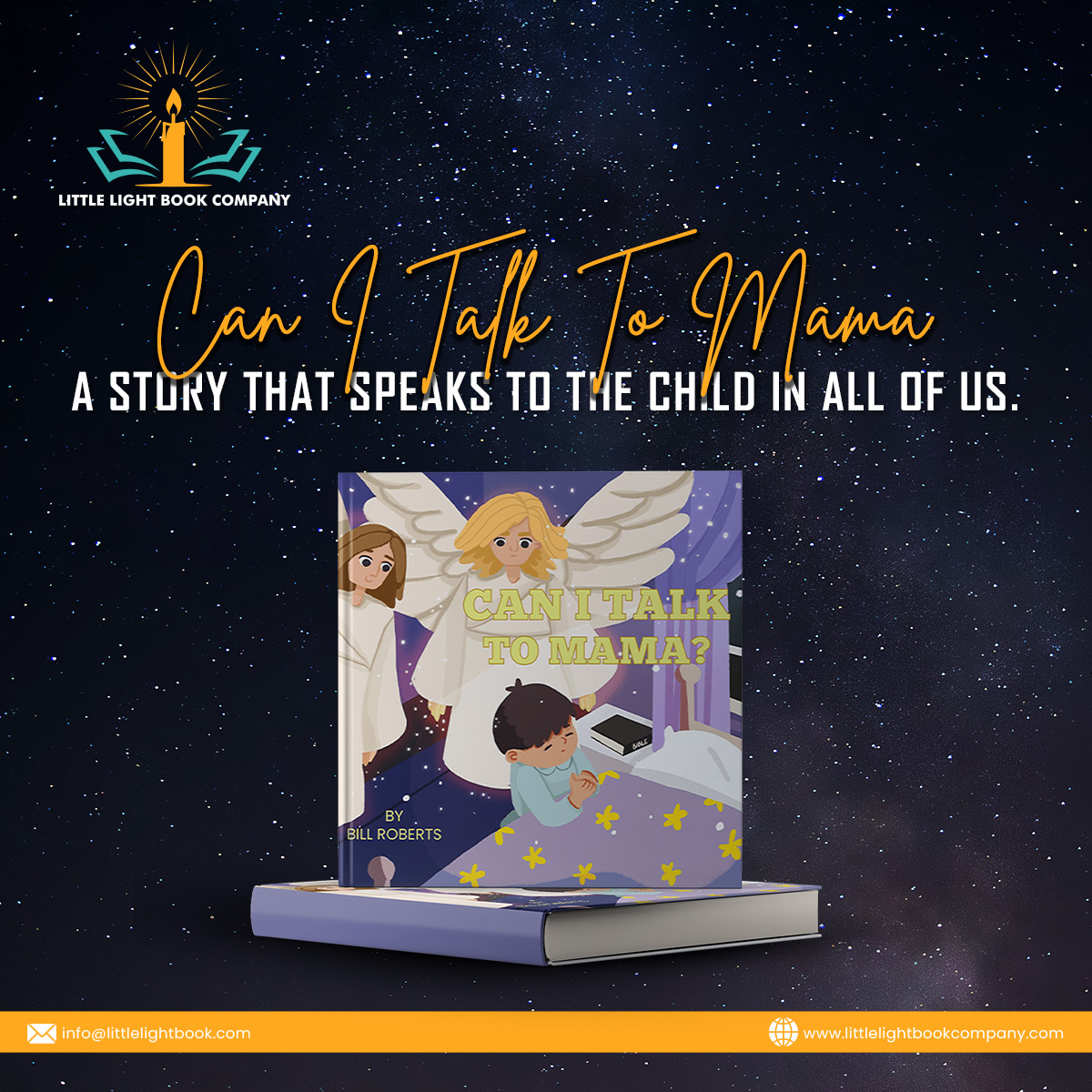 Dive into the enchanting world of 'Can I Talk To Mama' with Little Light Book Company! 📚✨ 

🌐: littlelightbookcompany.com
📞: (847) 899-6987
📧: canitalktomama@gmail.com

#LittleLightBookCompany #CanITalkToMama #Storytelling #bookwriting #storybook #storybooksforkids