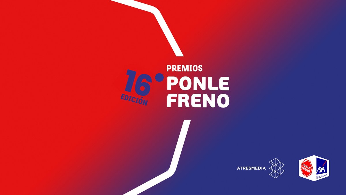 Los #PremiosPonleFreno están formados por 4⃣ categorías
🏆Mejor acción de seguridad vial 
🏆Ponle Freno-AXA a la innovación y desarrollo en seguridad vial 
🏆Ponle Freno Junior 
🏆Protagonista Ponle Freno

📩📲Entra en nuestra web y participa atres.red/i5l2r2