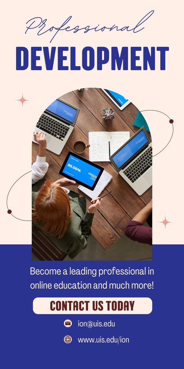 Become a leading professional in online education and much more! Contact us at ion@uis.edu