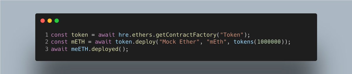 rauldorian_dev's tweet photo. Assuming you are using Hardhat and have a smart contract called Token you can write a script like this: https://t.co/CxXVmyvmIt
