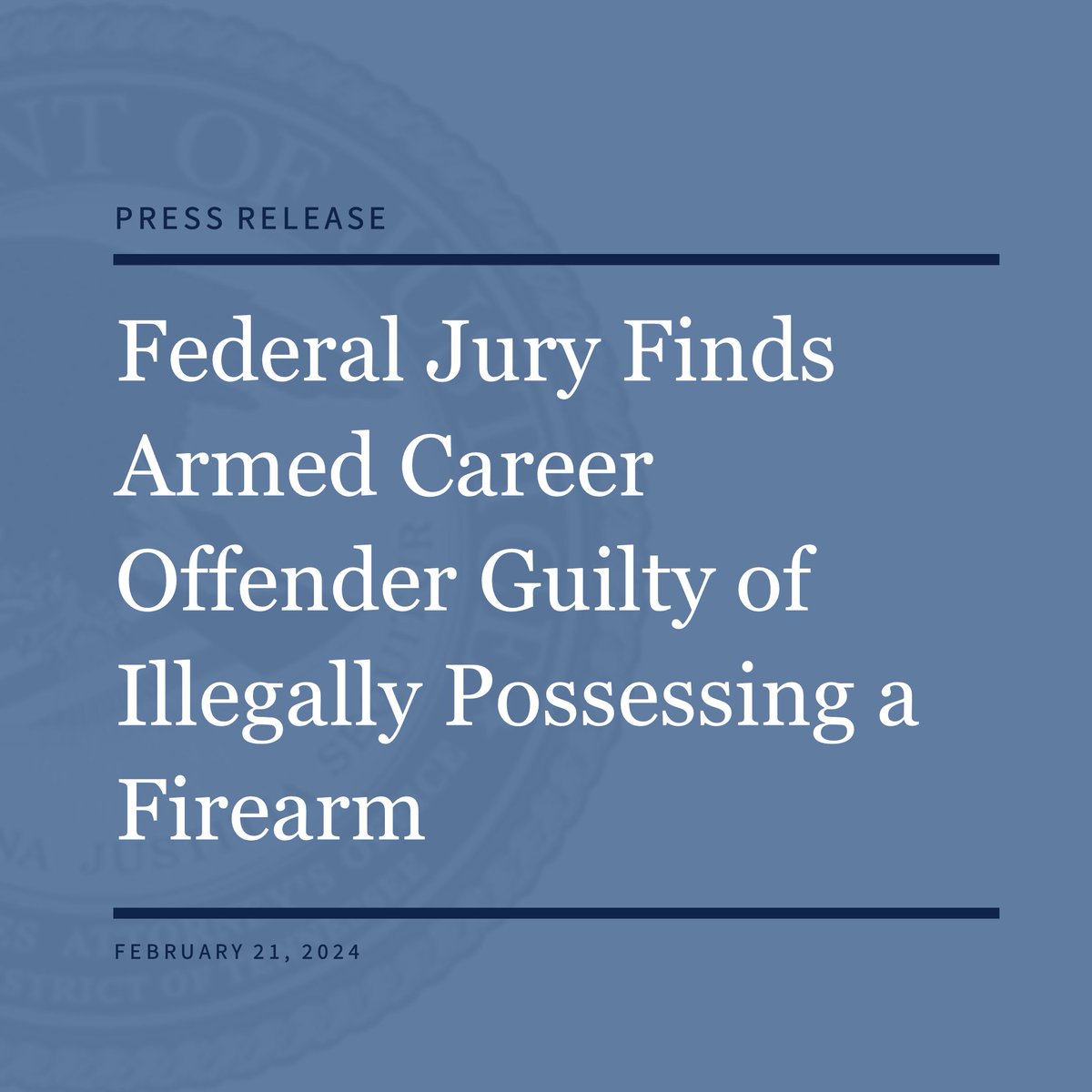 WDTNNews's tweet photo. NEWS: A federal jury returned a guilty verdict recently in the case of a career offender accused of firearm and drug offenses. Read more at https://t.co/GyZijRiTNQ https://t.co/H48aARJ8UB