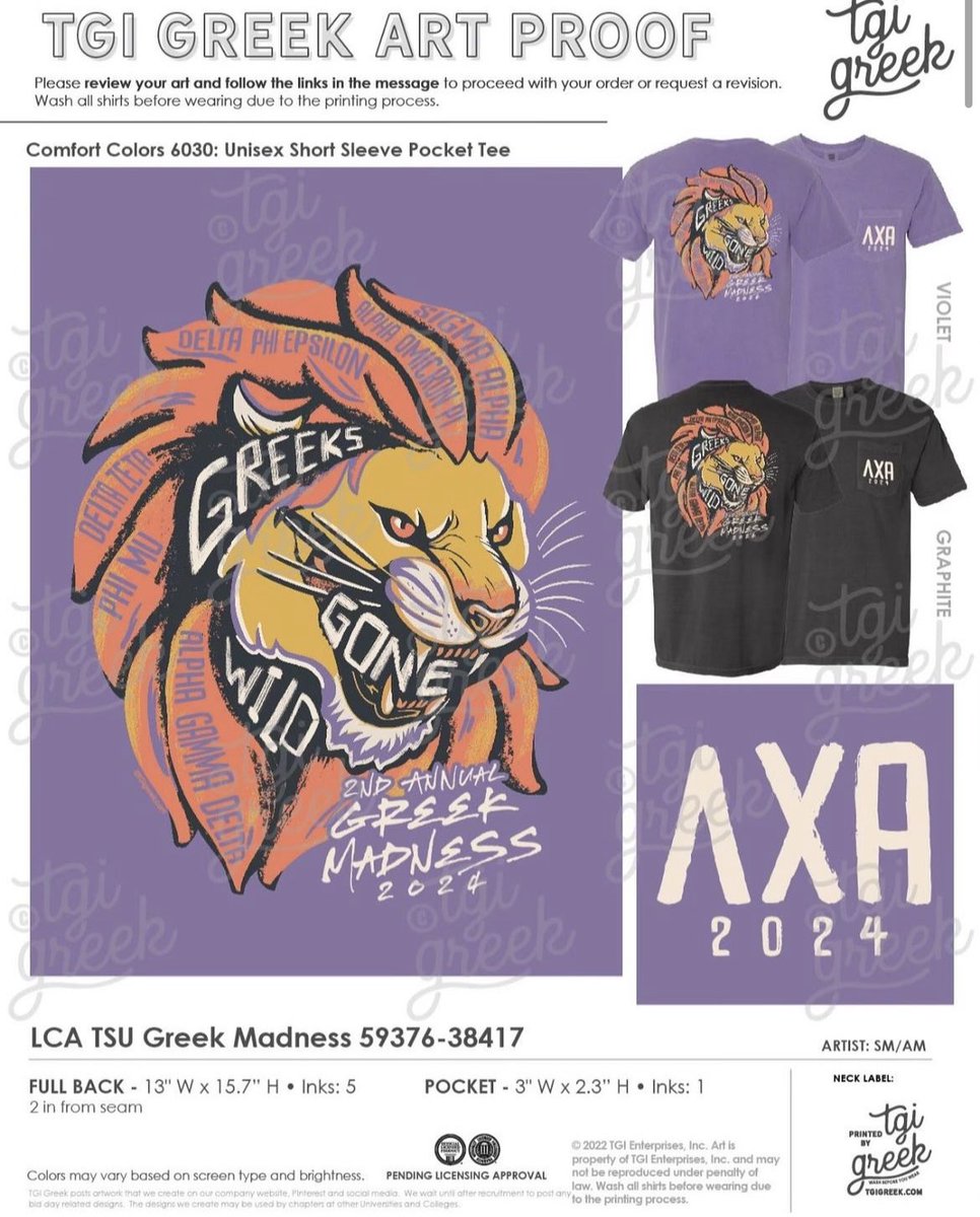 Go grab a greek madness shirt! Link in bio, Come join us at Greek Madness April 2nd-4th!