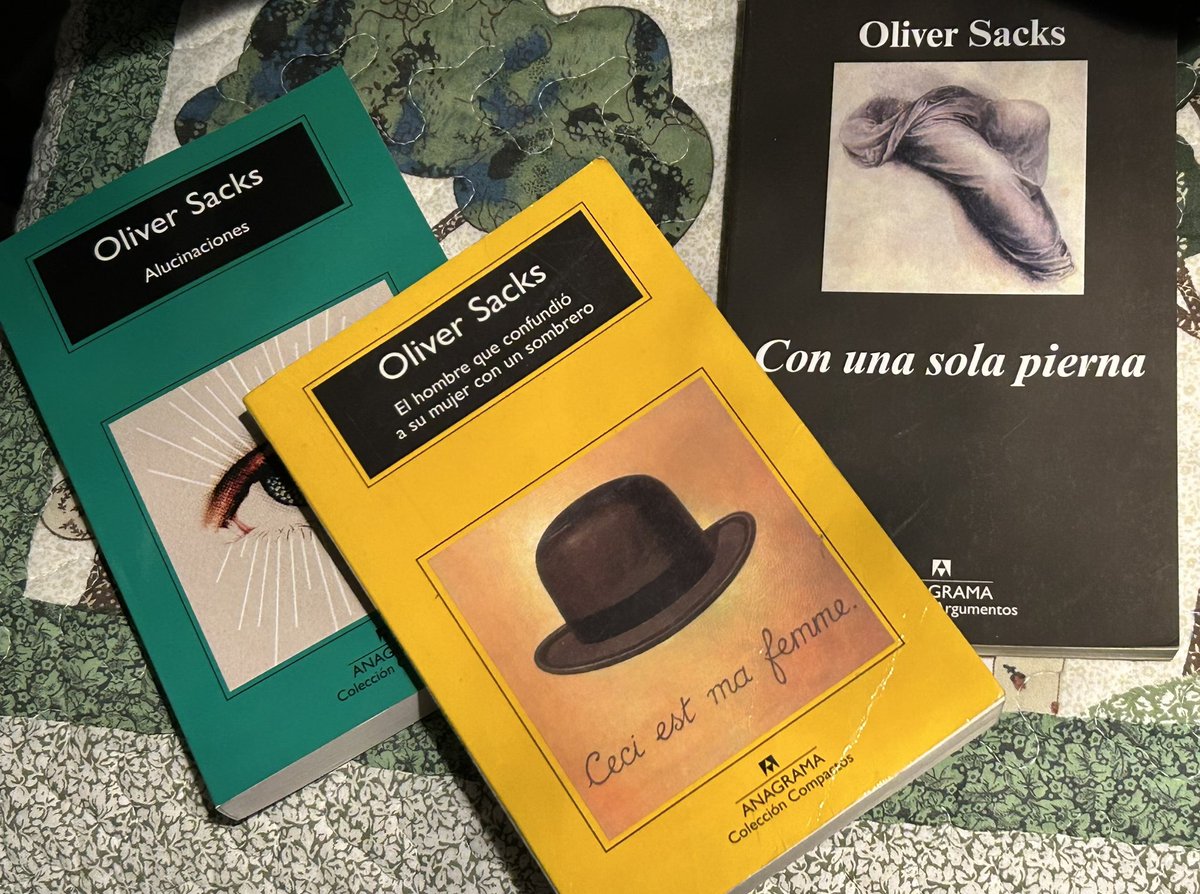 zumitasol's tweet image. Si @JaviPerezCampos recomienda un autor se le hace caso y punto, aunque ya lo había descubierto en mis años de carrera de Psicología, todo un referente en esa neurología especial y singular.
#oliversacks #sacks @AnagramaEditor