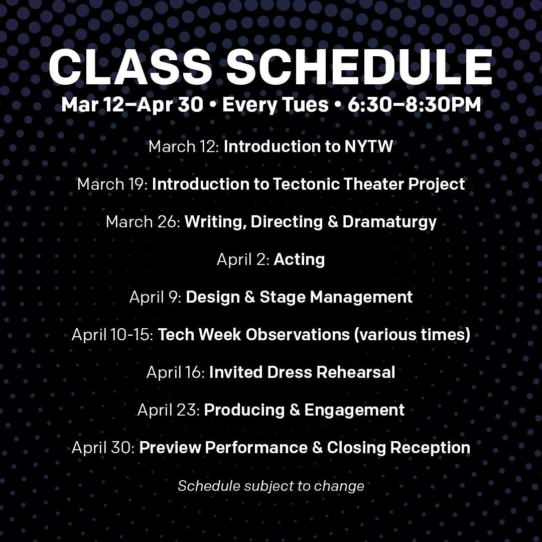 📓✏️ Class is back in session! Casebook returns this March to give you an intimate behind-the-scenes look at the making of HERE THERE ARE BLUEBERRIES. Don't miss the chance for unprecedented access to the artists involved with the creation of a new play! nytw.org/education/case…