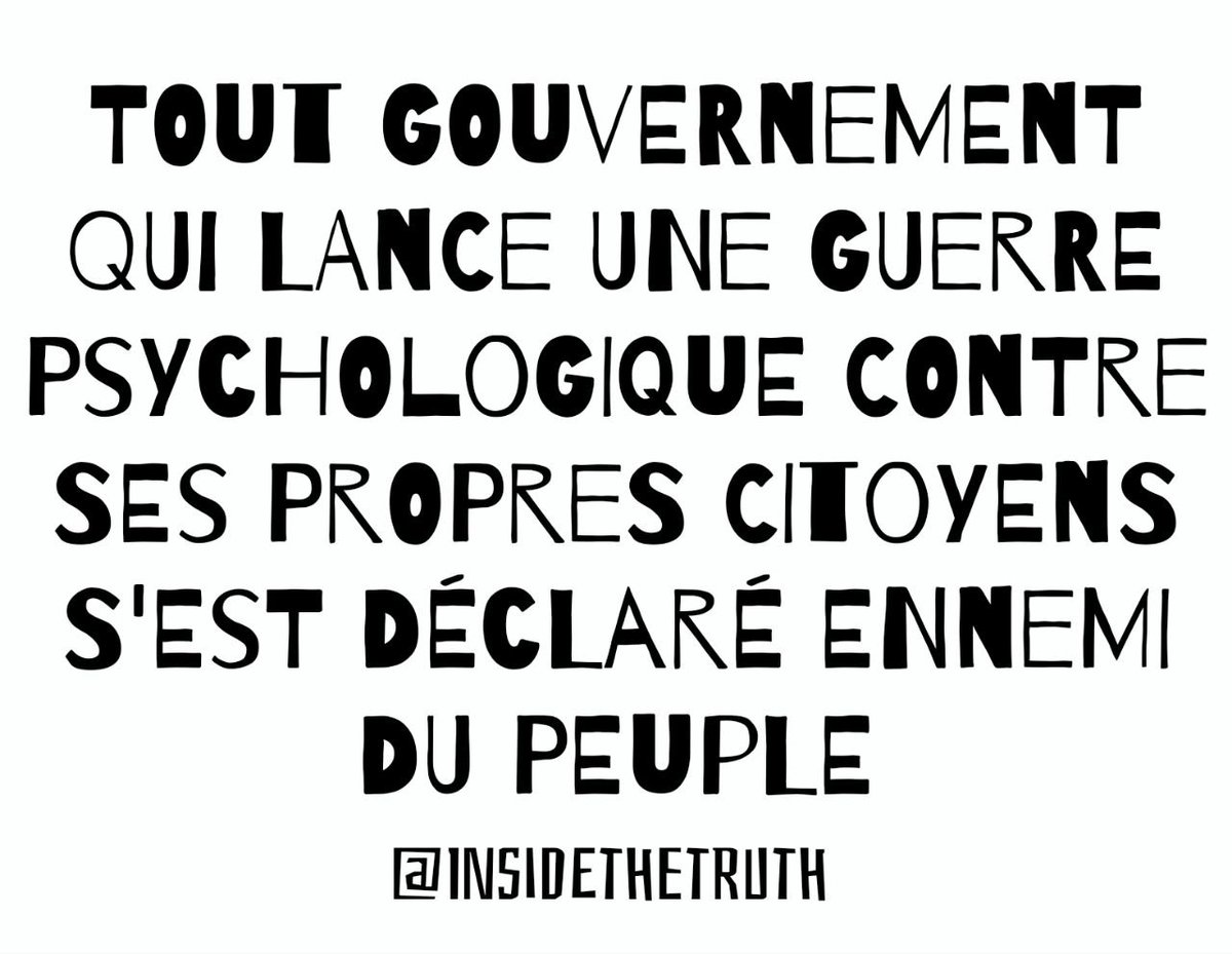 allopatriot's tweet photo. Vrai!
#ennemidupeuple #WEFAgenda2030 #NWO #DepopulationAgenda #genocide #vaccineinjuries https://t.co/OpXYkdvVt5