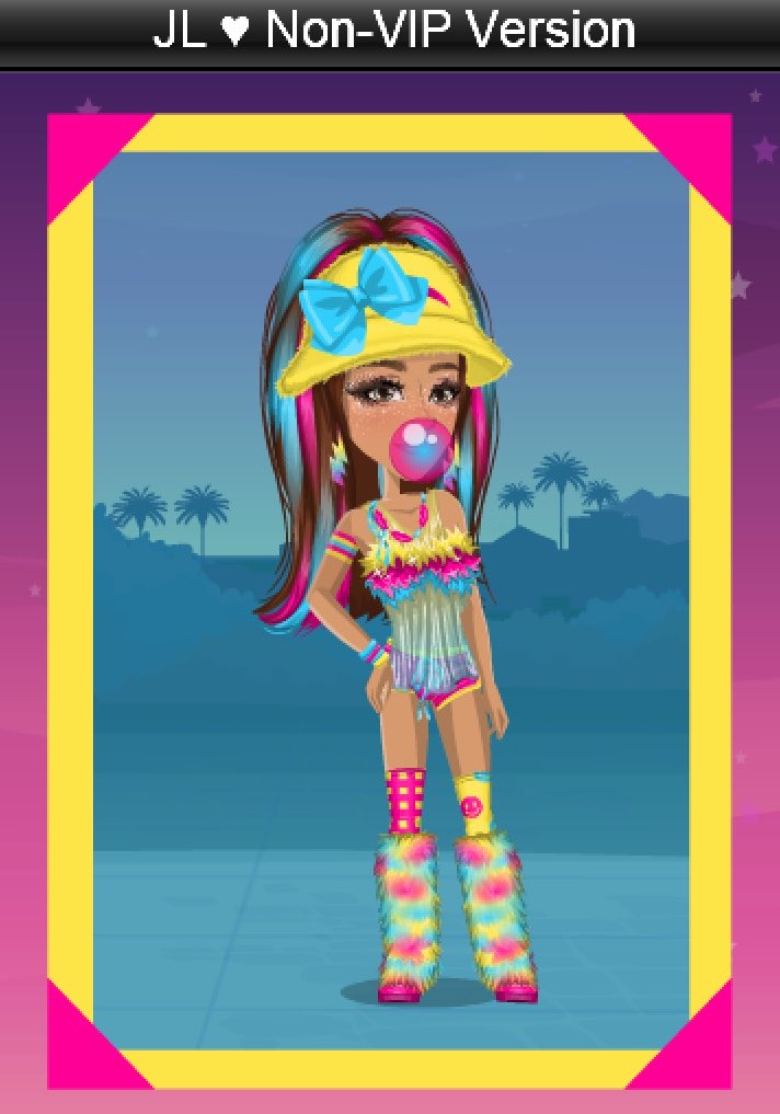 midnightdiors's tweet photo. the jadaluffs know how to party in style, so go buy the new jl twin look from Clear Waterfall // to join us at the rave 💛🩷🩵 a throwback to our old msp spirit month in october! 🤭

change the yellow, &amp; the non-vip version is available on Victoriahorse 🫶 https://t.co/J3ctvrnc7g