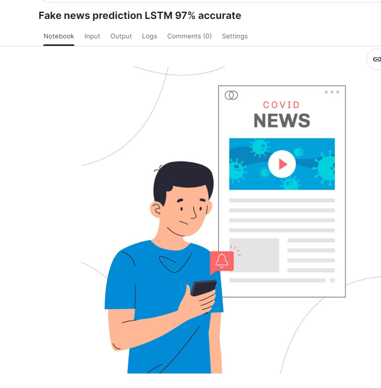 Just finished working on LSTM (Long Short-term memory), A type of RNN. I used it to find if the news is fake or not , 
take a look..
clear and precise 📝
kaggle.com/code/satyamsss…

#pythonprogramming #Python #deeplearning #MachineLearning #ArtificialIntelligence