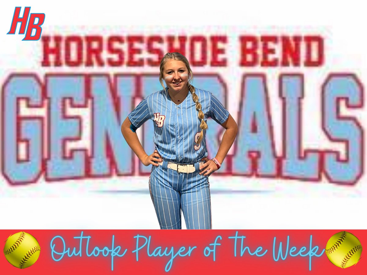 Grateful to be selected as Player of the week! I threw a total of 17 innings with 41 Ks and only 3 walks! @alexcityoutlook @BhamBolts2027 @ExtraInningSB @LegacyLegendsS1 @D1Softball @CoastRecruits @SBRRetweets @MaxPreps @SoftballDown @jonathanhon_hon @FootDoctor_Esia