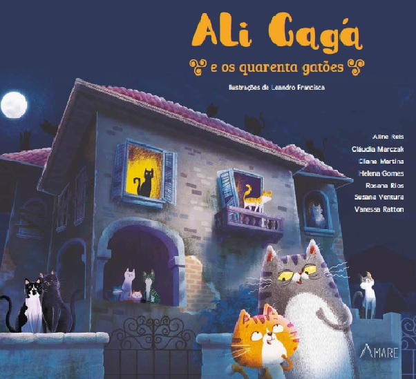 RosanaShelob's tweet photo. Livro imperdível no PNLD 2024! Um time de autoras: Aline Reis, Eliana Martins, Helena Gomes, Rosana Rios, Susana Ventura e Vanessa Ratton... numa história cheia de GATOS que vivem num casarão misterioso. "Ali Gagá e os 40 Gatões", Ensino Fundamental, código 0313 P24 0301 000 000. https://t.co/mLe4iG9TJt