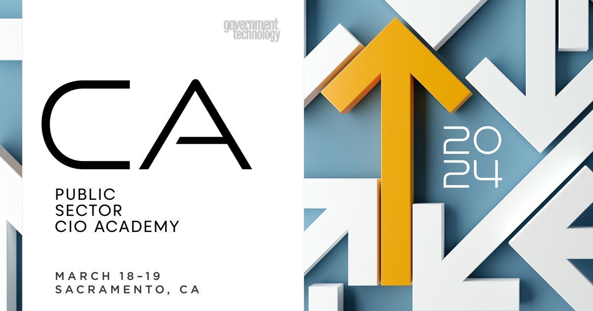 corbyfugitt's tweet photo. We look forward to connecting with leaders and industry partners at the CIO Academy on
March 18th and 19th. https://t.co/ofSVFy2BbB #govtech #stateandlocal https://t.co/h7yBvPZuPu